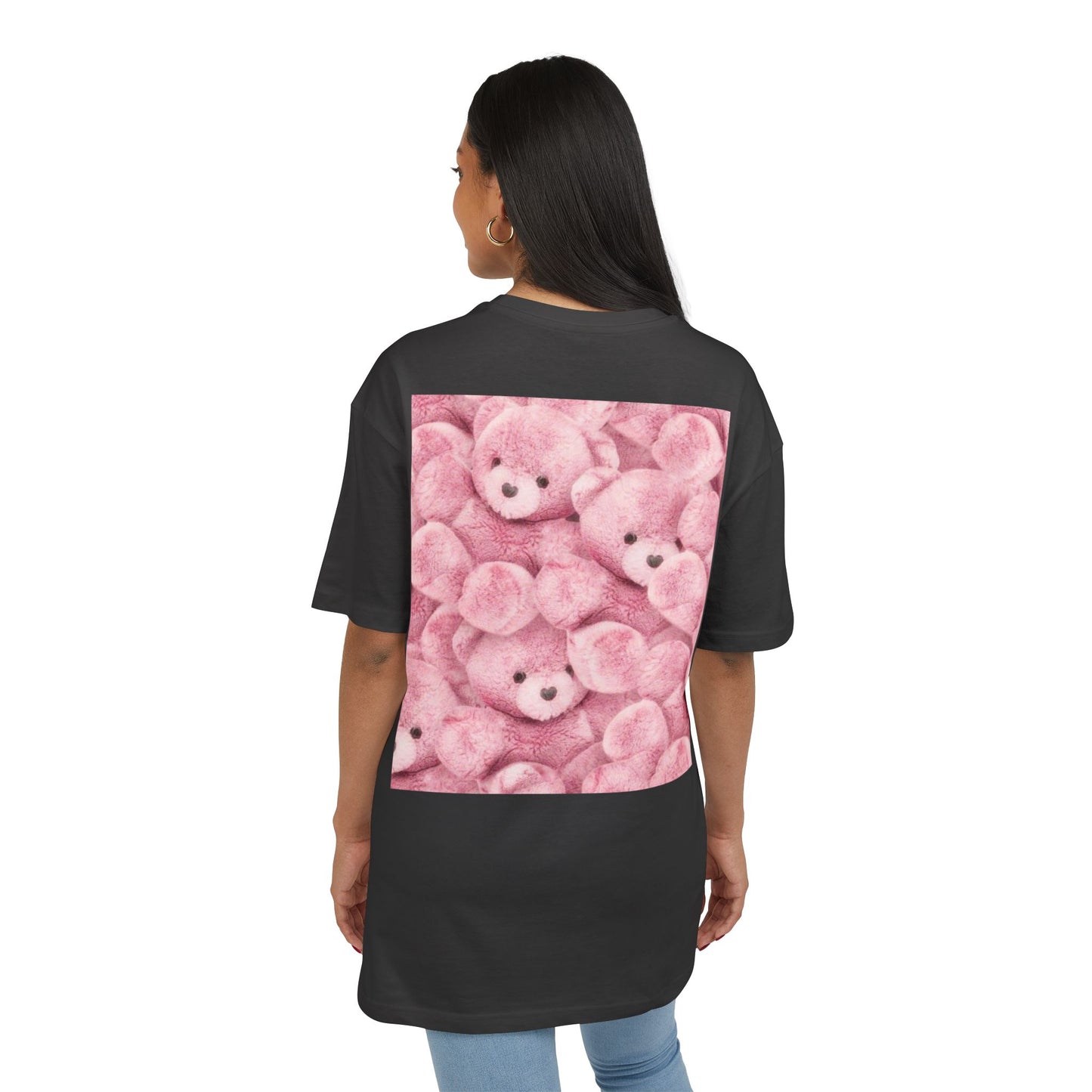 Valentine's day | Pink Teddy Bear Love graphic Tee | Cute Plush Heart Shirt