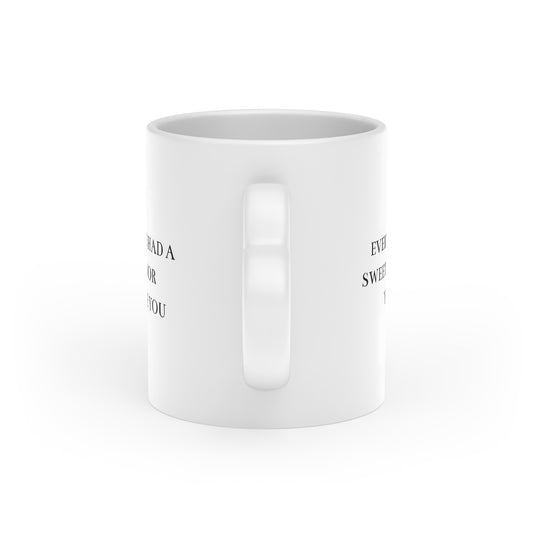 Pink Teddy Bear 'Love' Mug — Cute Valentine Heart Ceramic Mug