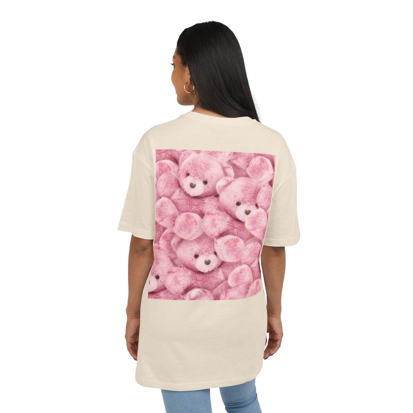 Valentine's day | Pink Teddy Bear Love graphic Tee | Cute Plush Heart Shirt