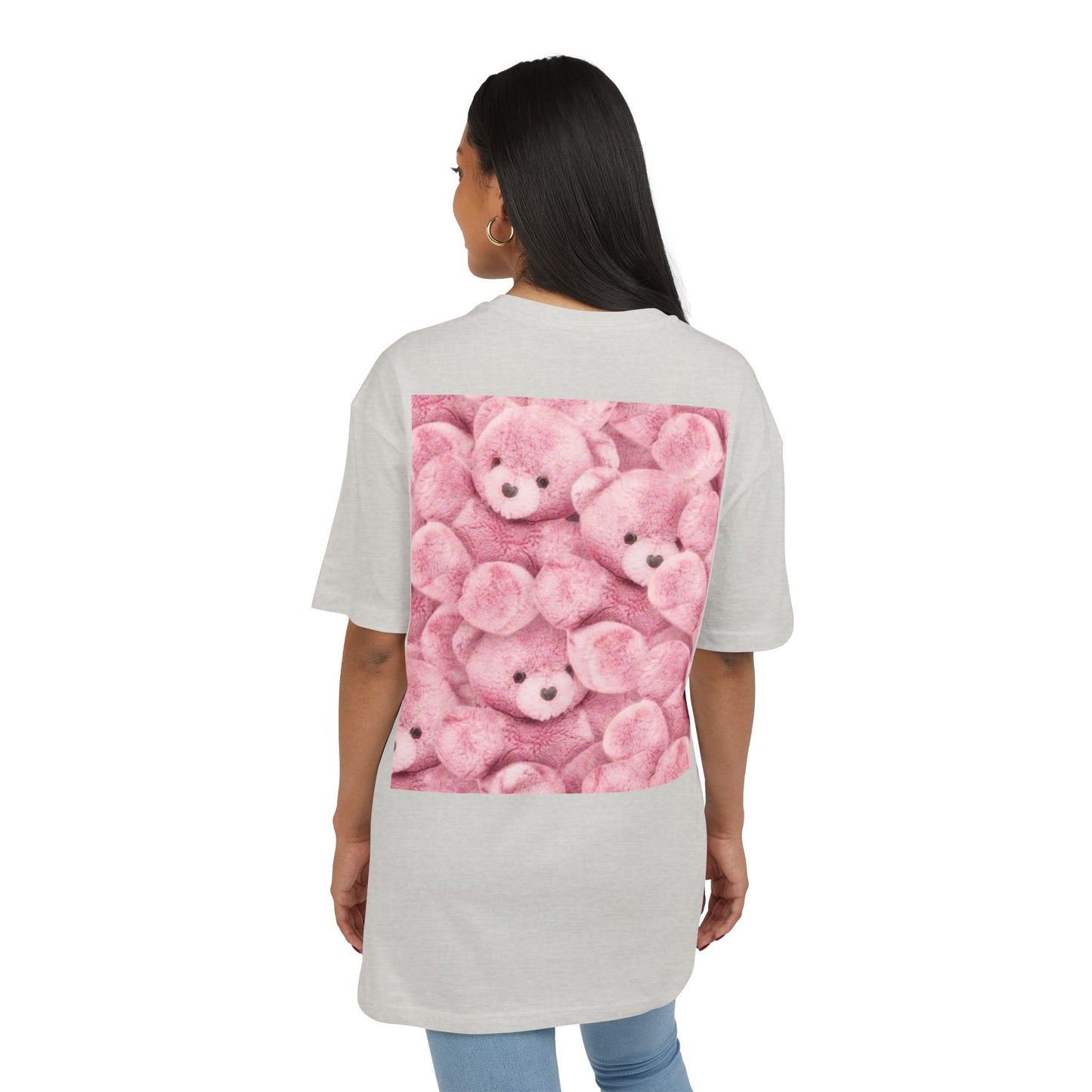 Valentine's day | Pink Teddy Bear Love graphic Tee | Cute Plush Heart Shirt